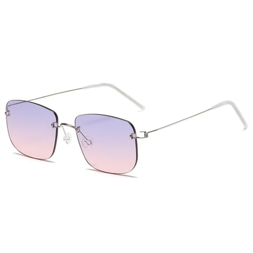 Stilvolle Herren-Sonnenbrille aus Metall und Nylon, polarisiert, für Reisen und Autofahren, UV-Schutz, C5, 145 x 146 x 44 mm von SETNGB