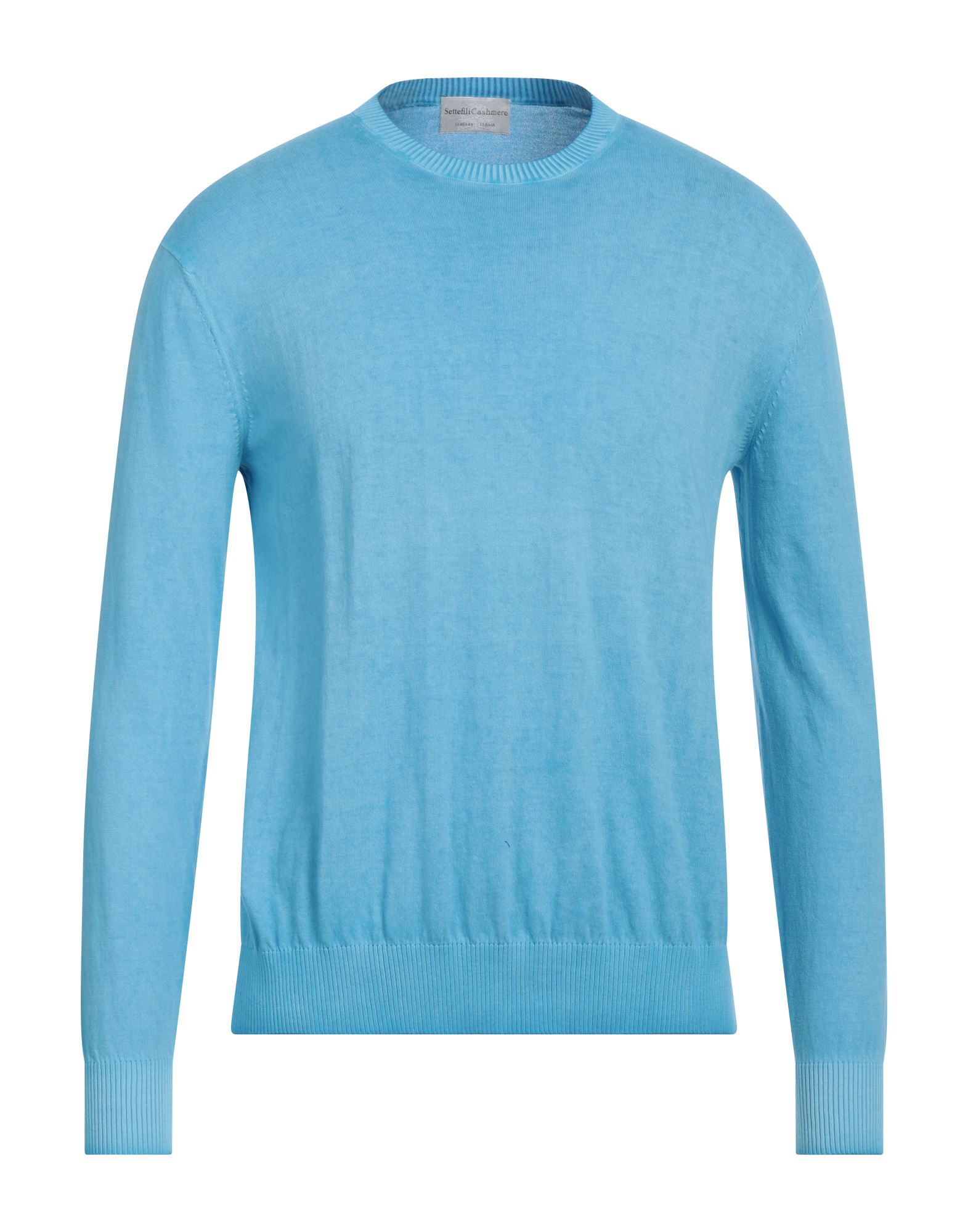 SETTEFILI CASHMERE Pullover Herren Azurblau von SETTEFILI CASHMERE