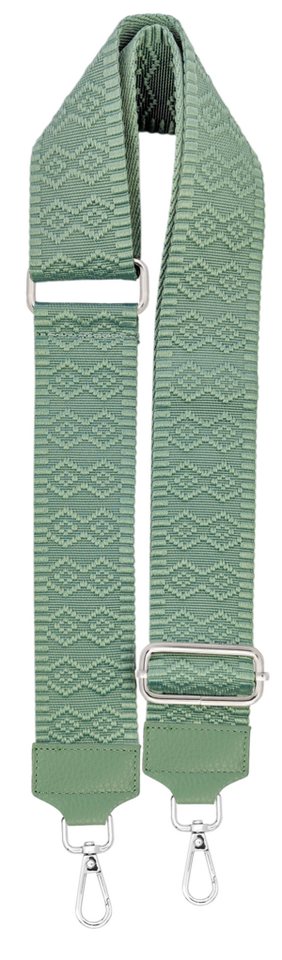 SEVA Schulterriemen Taschengurt,Verstellbarer Taschenriemen,5cm Breiter Schultergurt (Riemen für Tasche, Karabiner in silberner Farbe) Taschengurte zum wechseln, Trageriemen, Made in Italy von SEVA