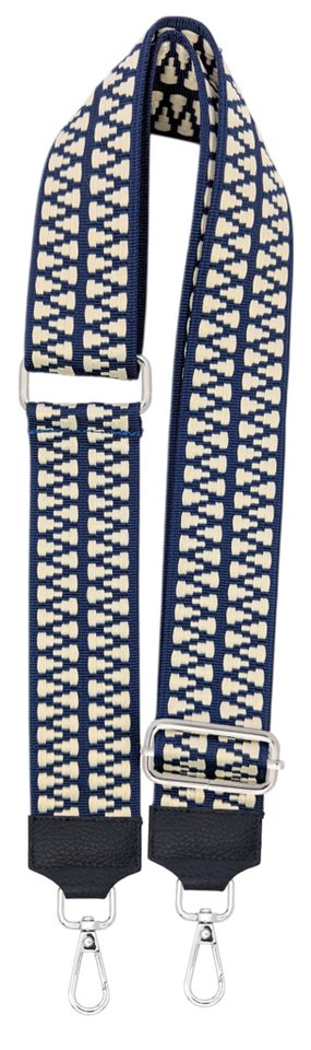 SEVA Schulterriemen Taschengurt,Verstellbarer Taschenriemen,5cm Breiter Schultergurt (Riemen für Tasche, Karabiner in silberner Farbe) Taschengurte zum wechseln, Trageriemen, Made in Italy von SEVA