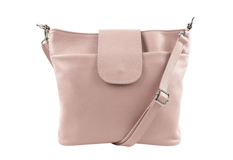 SEVA Schultertasche Umhängetasche Damen Echtleder mit Verstellbar Abnehmbar Breiter Gurt (5 Innenfächer, 2 Außenfächer, Vielen Farben), Crossbody Tasche, vielen verschiedenen Farben, Made in Italy von SEVA