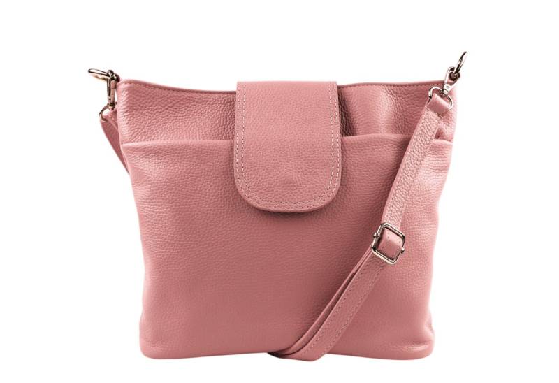 SEVA Schultertasche Umhängetasche Damen Echtleder mit Verstellbar Abnehmbar Breiter Gurt (5 Innenfächer, 2 Außenfächer, Vielen Farben), Crossbody Tasche, vielen verschiedenen Farben, Made in Italy von SEVA