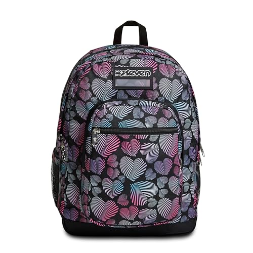 Rucksack Seven® FREETHINK - Girls, Jet Black, Taglia unica, Casual von Seven