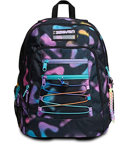 Seven® Advanced-Rucksack - Melt Girl, mehrfarbig, M, Amerikanisch von Seven