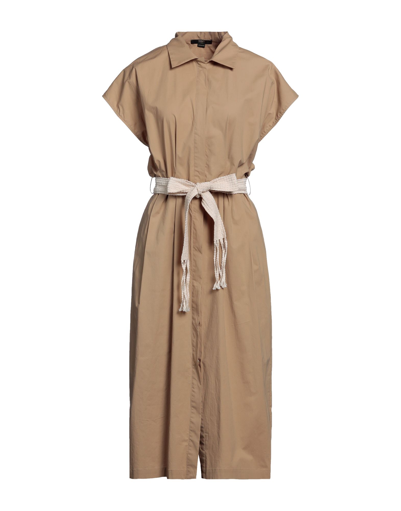 SEVENTY SERGIO TEGON Midi-kleid Damen Khaki von SEVENTY SERGIO TEGON