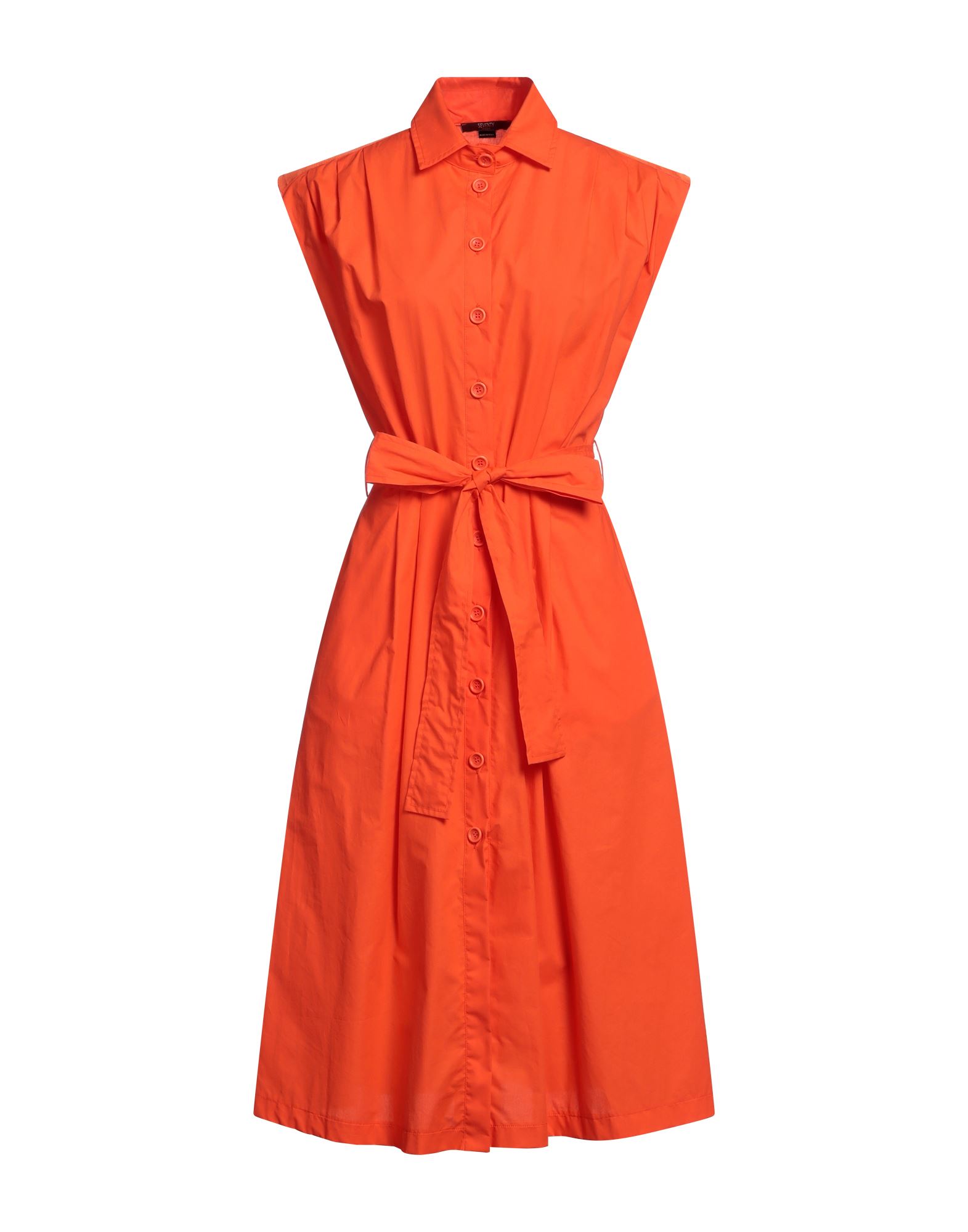 SEVENTY SERGIO TEGON Midi-kleid Damen Orange von SEVENTY SERGIO TEGON