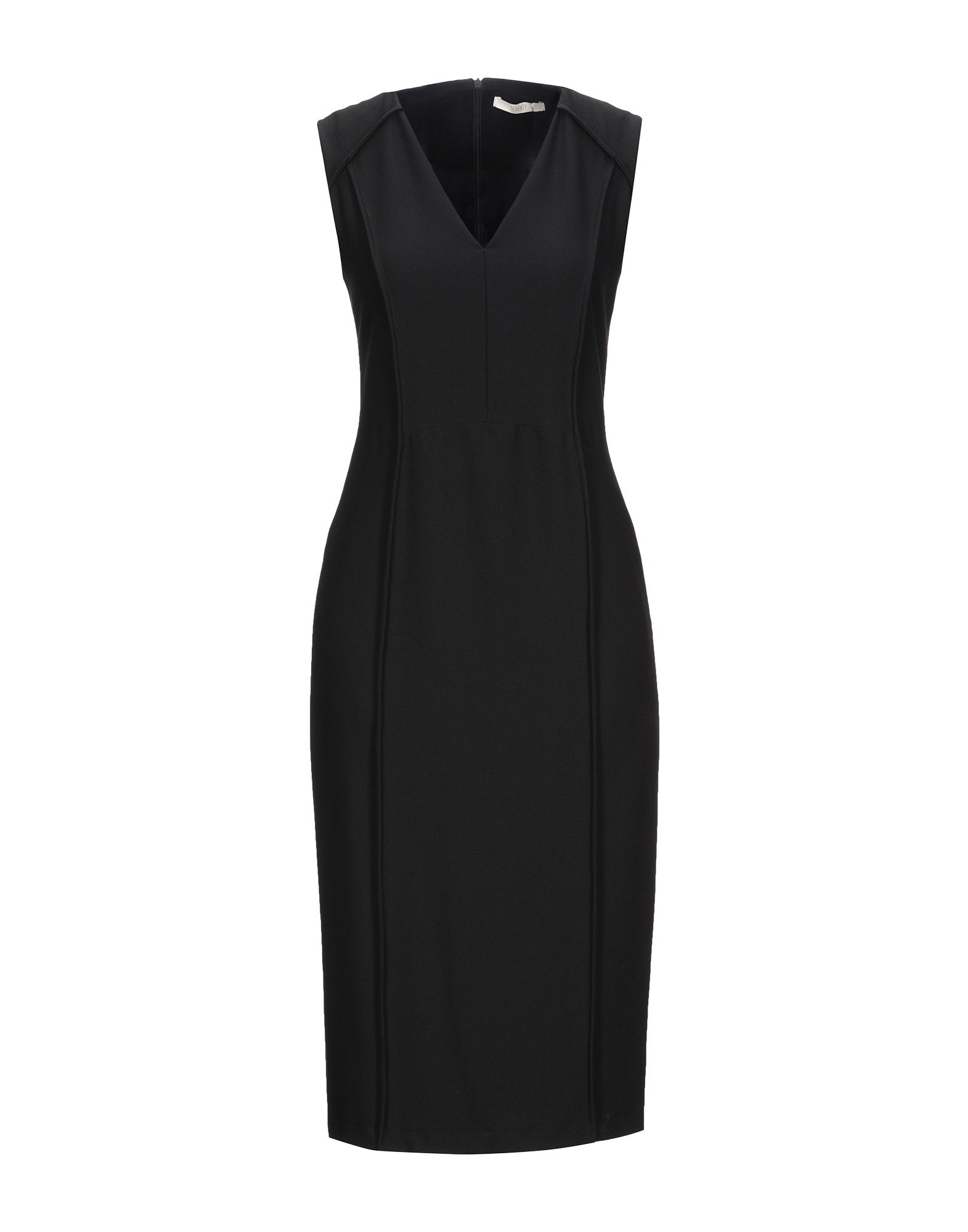 SEVENTY SERGIO TEGON Midi-kleid Damen Schwarz von SEVENTY SERGIO TEGON