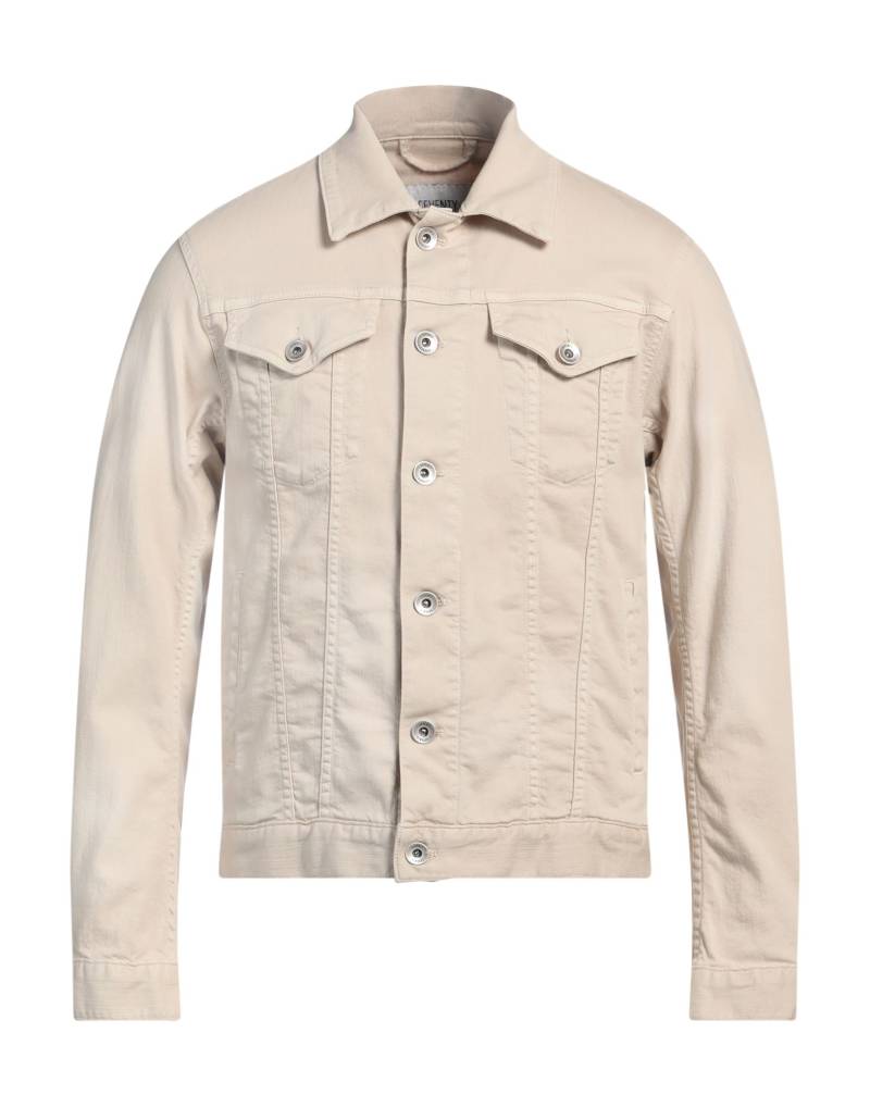 SEVENTY VENEZIA Jeansjacke/-mantel Herren Beige von SEVENTY VENEZIA