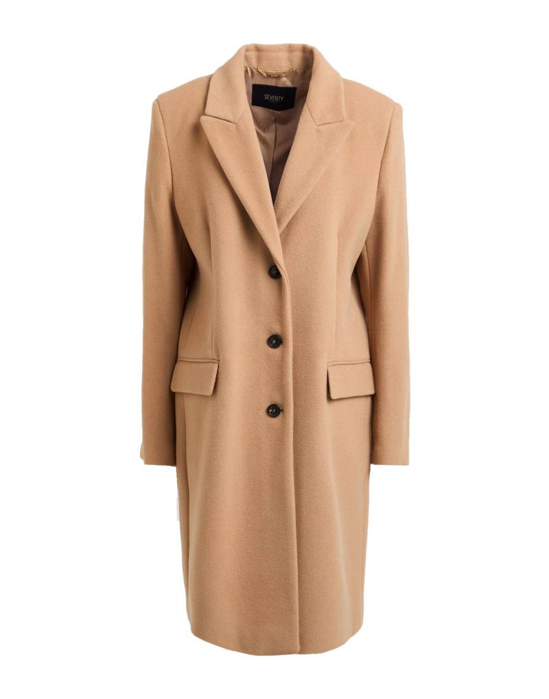 SEVENTY VENEZIA Mantel Damen Kamel von SEVENTY VENEZIA
