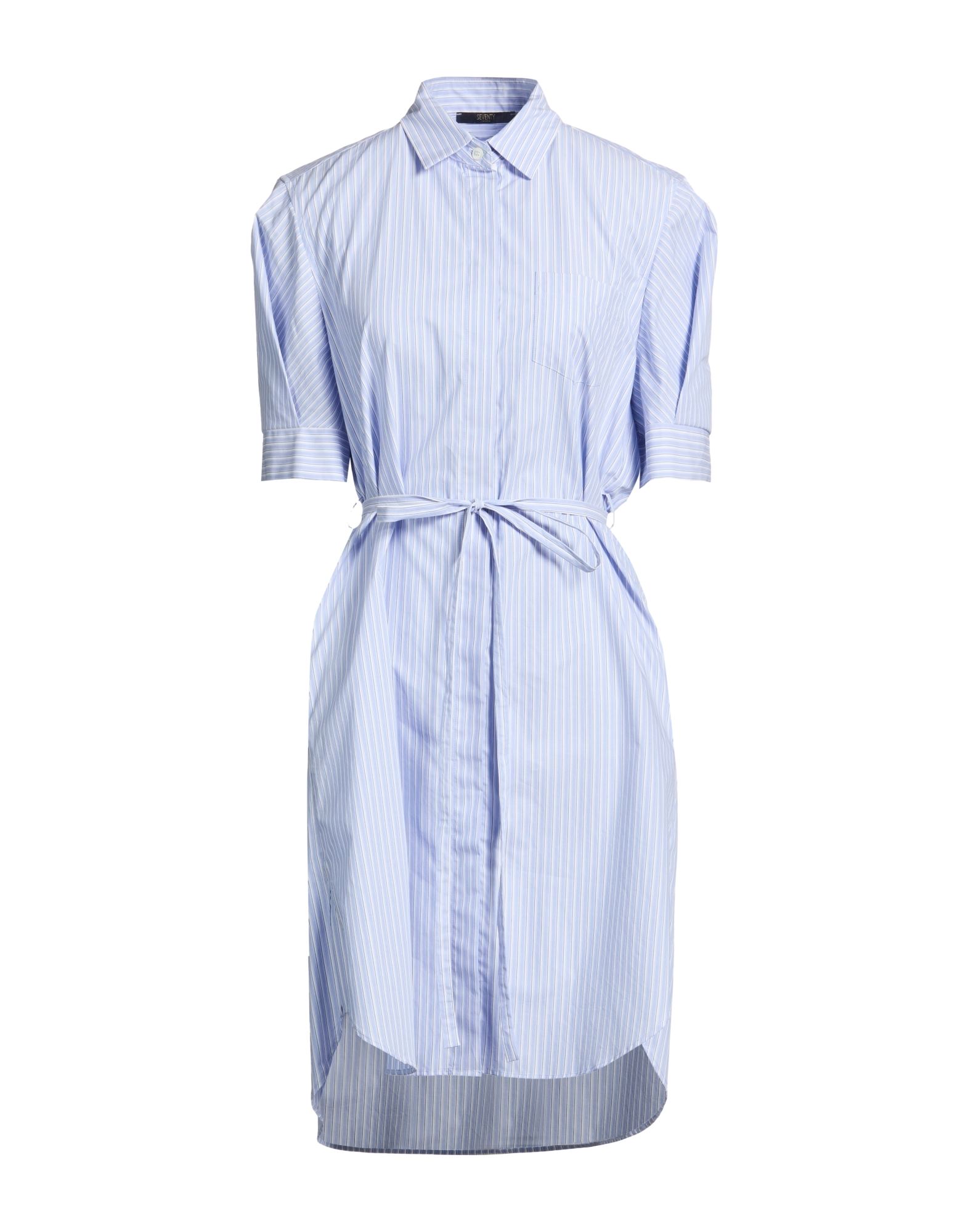 SEVENTY VENEZIA Midi-kleid Damen Hellblau von SEVENTY VENEZIA