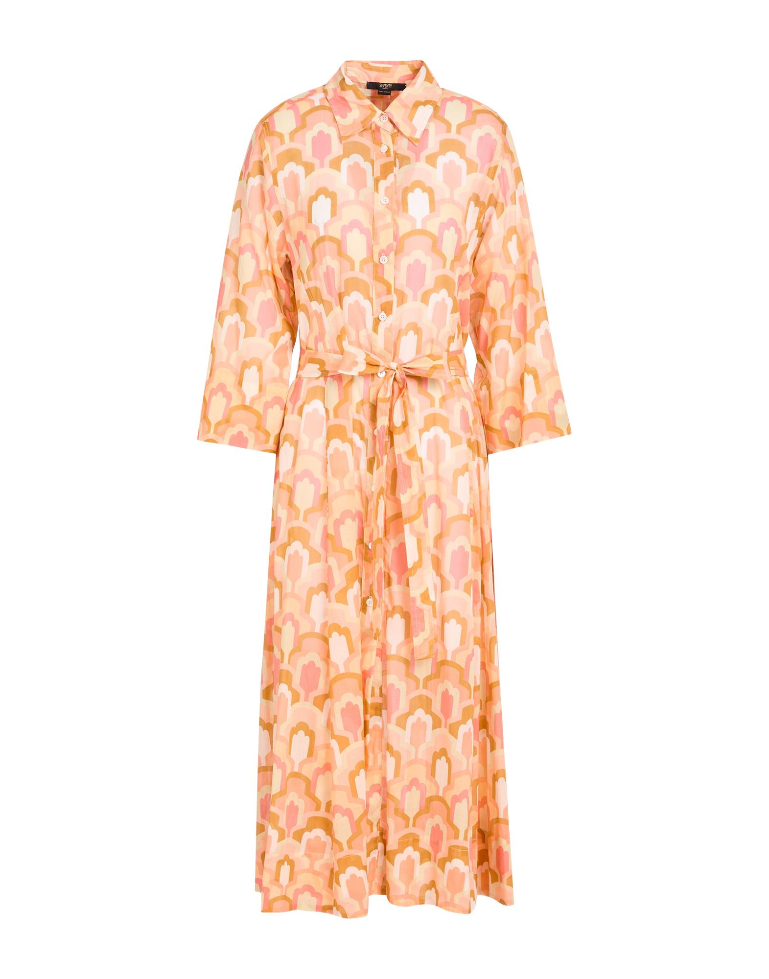 SEVENTY VENEZIA Midi-kleid Damen Pfirsich von SEVENTY VENEZIA