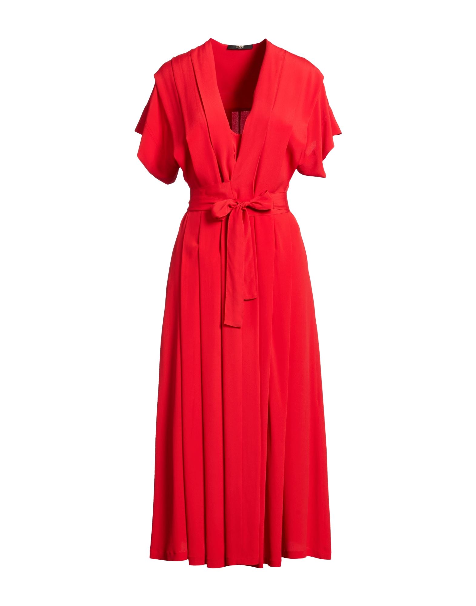 SEVENTY VENEZIA Midi-kleid Damen Rot von SEVENTY VENEZIA