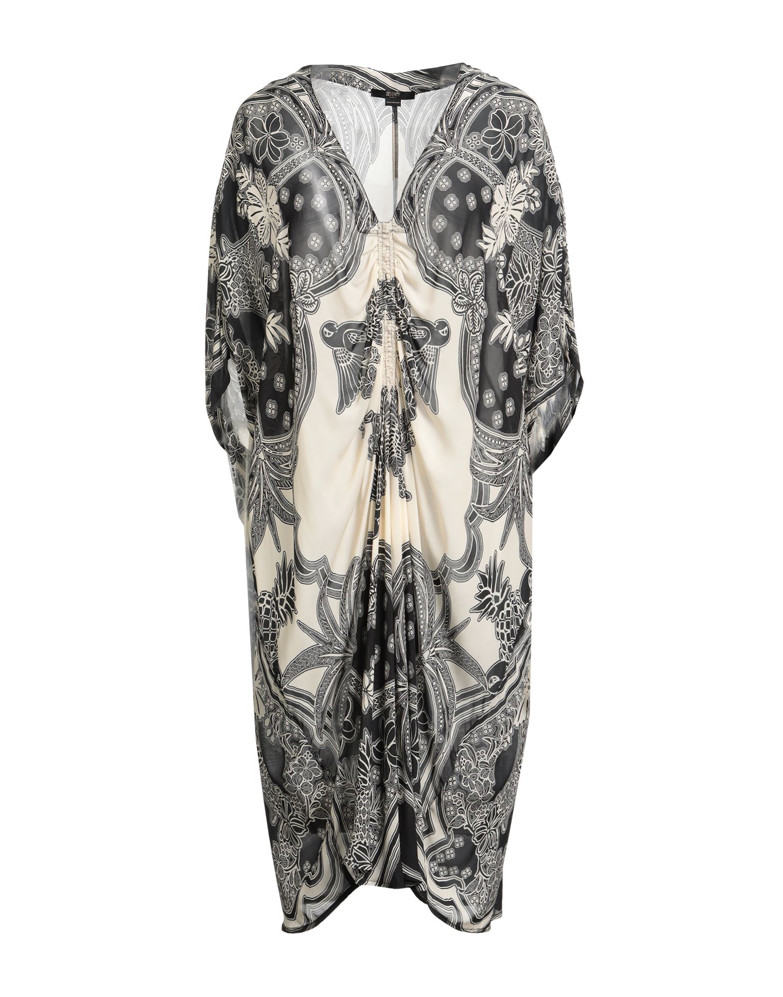 SEVENTY VENEZIA Midi-kleid Damen Schwarz von SEVENTY VENEZIA
