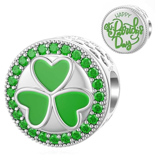 Vierblättriges Kleeblatt Charm für Pandora Charms St. Patricks Day Kleeblatt Charms von SEVENWELL