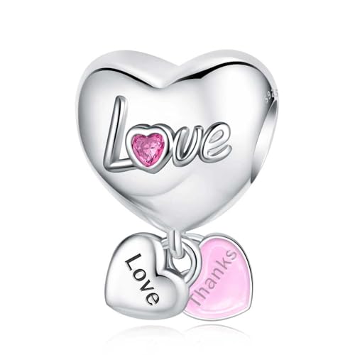 Liebe Herz Ballon Charms für Pandora Charm Herz Love Geschenk 925 Sterling Silber Geschenk von SEVENWELL