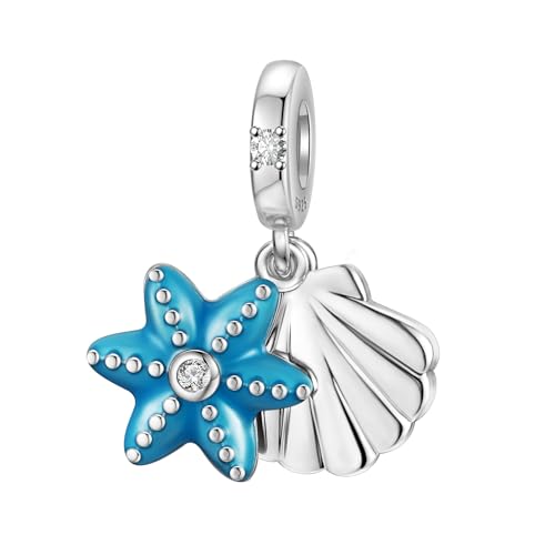 Seestern Muschel Ozean Charm für Pandora Charms Sommerschmuck von SEVENWELL