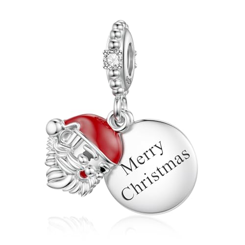 Weihnachtsmann Weihnachts Charm für Pandora Charm Weihnachts aus 925er Sterlingsilber von SEVENWELL