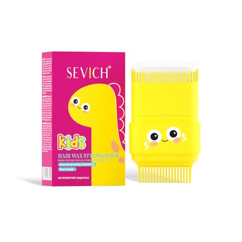 Haargel Kinder, Kinder-Haarstyling Und Feuchtigkeitsspendende Finishing Cream, Sichere Inhaltsstoffe, Einfache Anwendung，perfekt Zum Bändigen Von Fliegendem Haar Und Zum Kreieren Toller Frisuren 15g von SEVICH