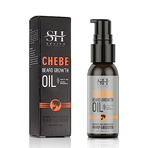 Sevich Chebe Bartöl Herren - Naturals African Chebe Essence Powder, Feuchtigkeitsspendendes Bartwuchs-öl 30ml/ 1.0 Fl.Oz von SEVICH