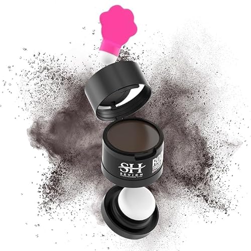 Sevich Haarpuder 2.0, Haaransatz Kaschieren, Root Touch up Powder, Hair Shadow Toppers for Women & Men Thinning Gray Hair, Windproof & Sweatproof, 48H Makeup Lasting, Medium brown von SEVICH