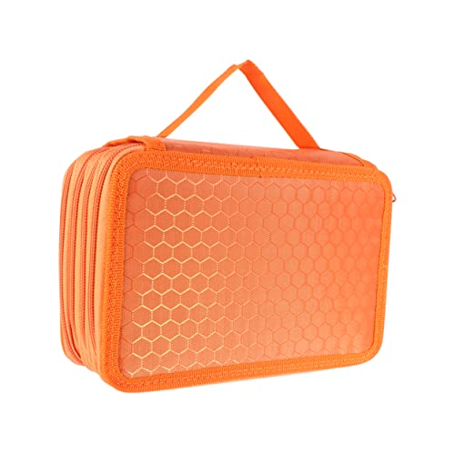 SEWACC Praktische Federmäppchen Für Jungen Und Mädchen Federmäppchen Mit 72 Stiftfächern Schul-Organizer-Set von SEWACC
