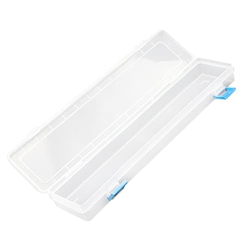 SEWACC 1stück Transparente Stiftbox Aus Kunststoff Praktische Aufbewahrung Für Stifte Bleistifte Pinsel Und Wasserfarben Für Schule Und Büro Mit Deckel Für Saubere Nutzung von SEWACC
