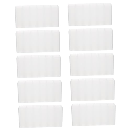 SEWACC 10 Stück Stiftehalter aus Robustem PP Fächer Schreibtisch Organizer Leichter Kompakter Stiftebox für Marker Schreibwaren und Kosmetik Platzsparend und Langlebig von SEWACC