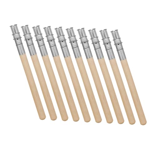 SEWACC 10 Stück Teiliges Edelstahl Augenbrauenstift Verlängerer Kompatibel Leicht und Handlich Erleichtert Halt und Anwendung für Natürliche Brauen Praktisches Make up Zubehör für von SEWACC