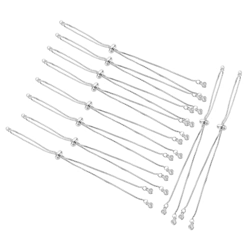 SEWACC 10 Stück Verstellbares DIY Armbandset Geometrische Designs für Frauen Anpassbare Handgelenkschmuckstücke zum Personalisieren mit Anhängern SEWACC 10 Stück Verstellbares DIY Armbandset Geometrische Designs für Frauen Anpassbare Handgelenkschmuckstücke zum Personalisieren mit Anhängern von SEWACC