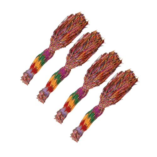SEWACC 100 Stück Bunte Handgewebte Armbänder Verstellbare Armbänder für Frauen und Männer Farben Zufällig für Freundschaft und Partys Zufällige Farbe Zufällige Farbe von SEWACC