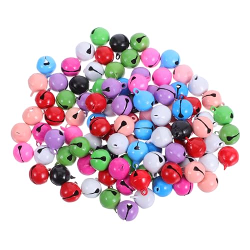 SEWACC 100 Stück Kleine Bunte Jingle Bells für DIY Schmuck Basteln Haustier Halsband Glocken Vintage Glöckchen mit Lautem Klang für Weihnachtsdeko und Handwerksprojekte SEWACC 100 Stück Kleine Bunte Jingle Bells für DIY Schmuck Basteln Haustier Halsband Glocken Vintage Glöckchen mit Lautem Klang für Weihnachtsdeko und Handwerksprojekte von SEWACC