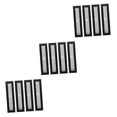 SEWACC 12 STK Etui Speicherhalter Stiftverpackung Bleistiftboxen Leere Masse Behälter Für Tubenstifte Für Stifte Tragbarer Stift-Organizer Bunte Stifte Black Papier von SEWACC