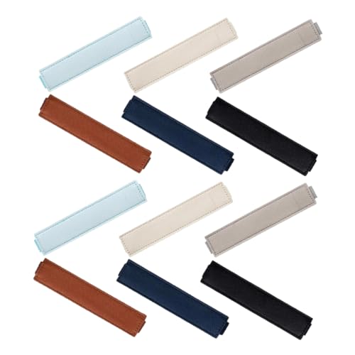 SEWACC 12 Stück Kleine Stiftschlaufe mit Elastischem Band für Planer Journal Aufbewahrungstasche für Büro und Schule von SEWACC