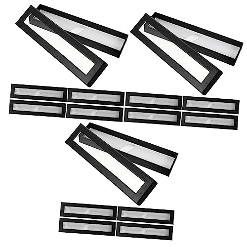SEWACC 15 STK Himmel und Erde Cover Federmäppchen Stift-Organizer-Etui Leeres Füllfederhalteretui boîte Storage Boxes aufbwahrungs-Box kleines Federmäppchen Stiftbehälter Papier Black SEWACC 15 STK Himmel und Erde Cover Federmäppchen Stift-Organizer-Etui Leeres Füllfederhalteretui boîte Storage Boxes aufbwahrungs-Box kleines Federmäppchen Stiftbehälter Papier Black von SEWACC