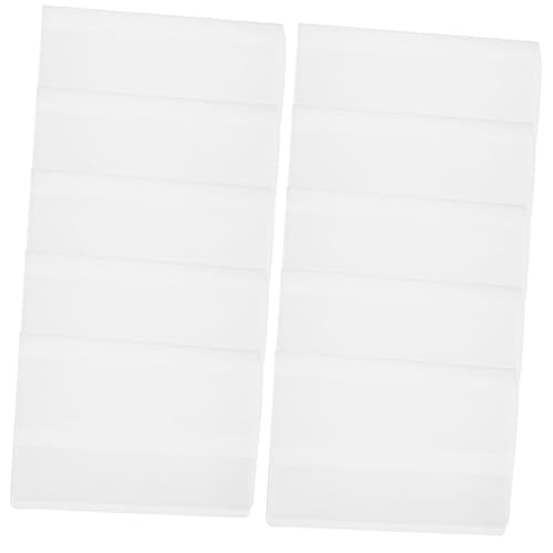 SEWACC 15 Stück Passinhaber Schutz dünne Passabdeckung Reisehalter Passhalter Passbuchcover Reisepasshülle aus Kunststoff Inhaber eines Reisedokuments Passabdeckungen PVC Weiß von SEWACC
