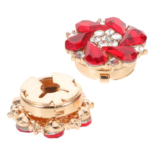 SEWACC 2 Stück Kreative Manschettenknöpfe Kleiderknöpfe Abdeckungen Kleidung Legierung Knopf Hemdkragen Dekoration Knopfabdeckungen Clip Manschettenknopfabdeckungen von SEWACC