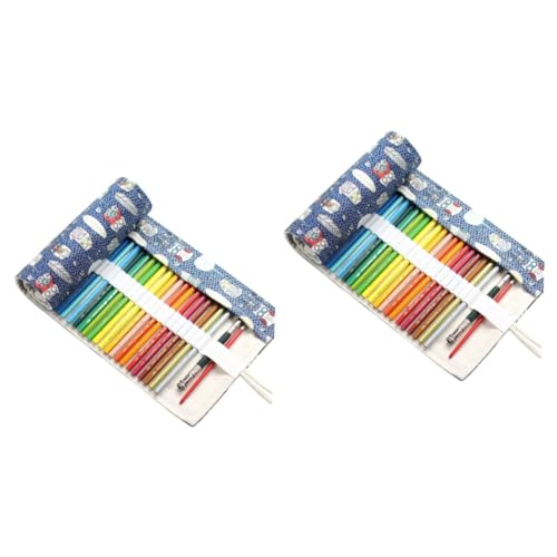 SEWACC 2 Stück Rollender Bleistifthalter Tragbarer Bleistiftbeutel Strickstifthalter Mündlicher Muster Stiftbeutel Bleistift Aufbewahrungsorganisator SEWACC 2 Stück Rollender Bleistifthalter Tragbarer Bleistiftbeutel Strickstifthalter Mündlicher Muster Stiftbeutel Bleistift Aufbewahrungsorganisator von SEWACC
