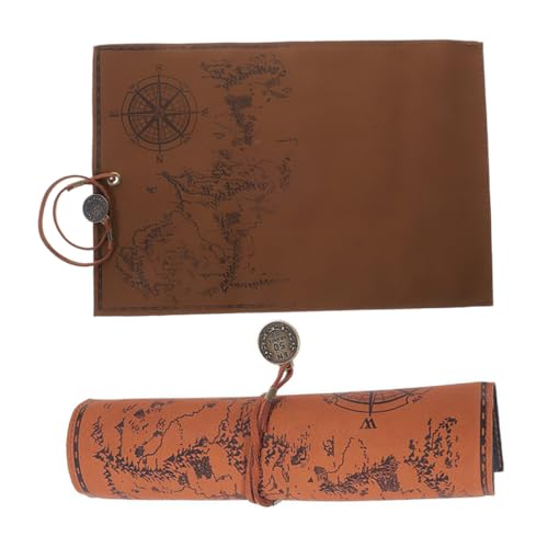 SEWACC 2 Stück Vintage Style Federmäppchen aus Segeltuch Große Kapazität Tragbare Stifterolle mit Weichem Flexiblem Material Platzsparend für Kunststudenten und Stifteaufbewahrung von SEWACC