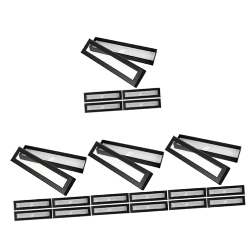 SEWACC 20stücke Stiftbox Aus Papier Mit Klarsichtfenster Transparente Aufbewahrungsbox Für Kugelschreiber Füllfederhalter Und Bürobedarf Für Und Veranstaltungen von SEWACC