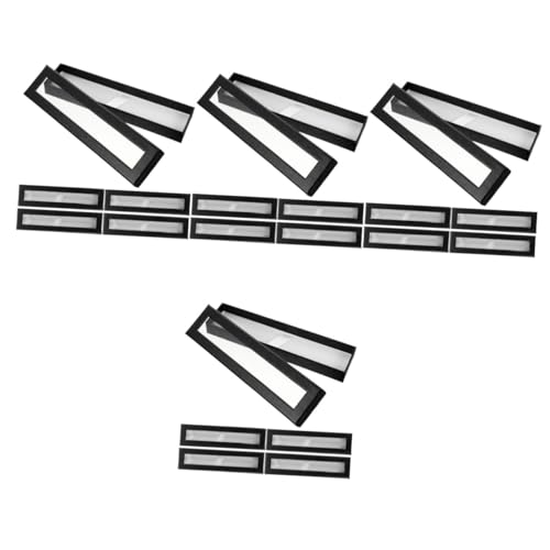 SEWACC 20 STK Himmel und Erde Cover Federmäppchen Leeres Füllfederhalteretui Stift Storage Boxes aufbwahrungs-Box einzelner Stifthalter tragbarer Stift-Organizer Papier Black von SEWACC