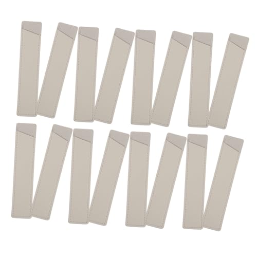 SEWACC 20 Stück PU Leder Stifte-etuis Einzelne Stifthülle als Taschenschutz Federhalter Bleistift-tasche für Schule Büro Kompakter Organizer für Schreibtisch und Alltag von SEWACC