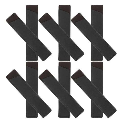 SEWACC 20 Stück Pu-leder Stifteetui Einzelschutzhülle Elastisches Federmäppchen für Büro und Schule Robuste Stiftetasche mit Präziser Naht Schutz für Füllfederhalter und Bleistifte von SEWACC