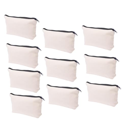 SEWACC 20 Stück Teiliges Baumwoll Federmäppchen mit Reißverschluss Vielseitige Aufbewahrungstasche für Stifte und Kosmetik DIY Blanko Leinwand zum Bemalen Langlebig für Zufällige Farbe SEWACC 20 Stück Teiliges Baumwoll Federmäppchen mit Reißverschluss Vielseitige Aufbewahrungstasche für Stifte und Kosmetik DIY Blanko Leinwand zum Bemalen Langlebig für Zufällige Farbe von SEWACC