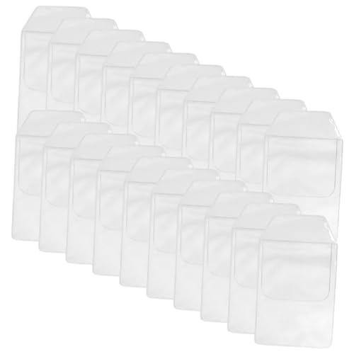 SEWACC 20 Stück Transparentes Teiliges Stift Einsteckmäppchen für Krankenschwestern PVC Stifttaschen mit Großer Kapazität Praktische Kleine Organizer für Büro und Robuste Klarsichtbeutel von SEWACC