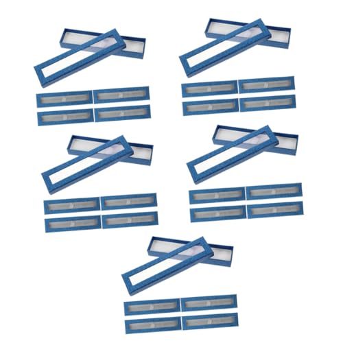 SEWACC 25 STK Himmel Und Erde Cover Federmäppchen Benutzerdefinierter Stift Farbige Gelstifte Geschenkboxen Etui Stifteboxen Leere Schüttung Füllfederhalter-Organizer Papier Blue von SEWACC