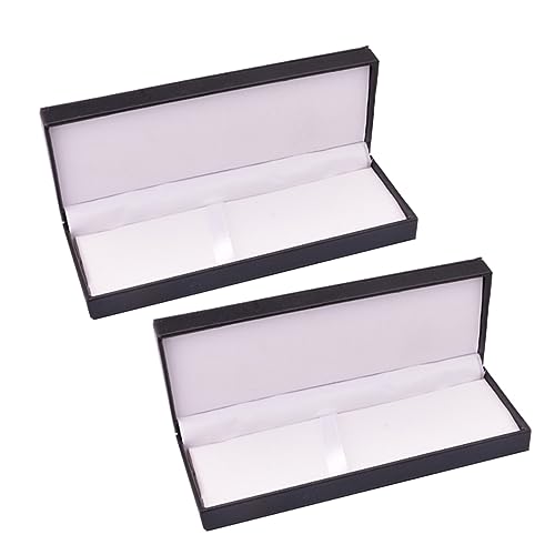 SEWACC Pu Leder Box Set Stift Container Bleistift Stilvolle Schreibwaren Box von SEWACC
