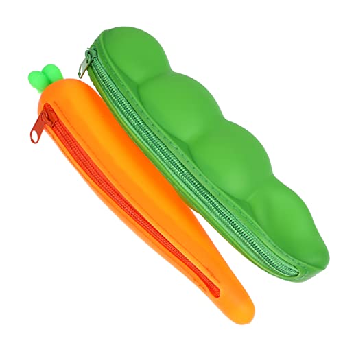 SEWACC 2st Mäppchen Aufbewahrungstaschen Für Stifte Pinsel-Organizer Aufbewahrungstasche Für Schreibwaren Aufbewahrung Von Pinseln Kartuschen Für Kinder Stifttaschen Kieselgel von SEWACC