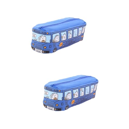 SEWACC 2st Mäppchen Stifttaschen Mit Reißverschluss Blue von SEWACC