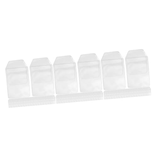 SEWACC 3 Sätze Transparente Stiftetuis Für Krankenschwestern Wiederverwendbare PVC Organizer Für Büro Und Krankenhausbedarf Praktische Stifthalter Für Ärzte Und 20 Stück * 3 von SEWACC
