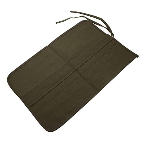 SEWACC Pinselrolle Aus Strapazierfähigem Canvas Praktischer Organizer Für Künstlerbedarf Etui Für Malpinsel Make-up-Pinsel Und Schreibutensilien Für Reisen Und Aufbewahrung von SEWACC